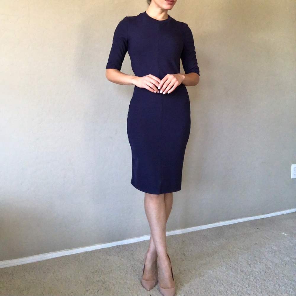 Navy blue dress